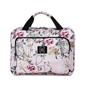 Bang & Carsen Hanging‎ Travel Toiletry Bag Women Large Spring Roses Pink Floral